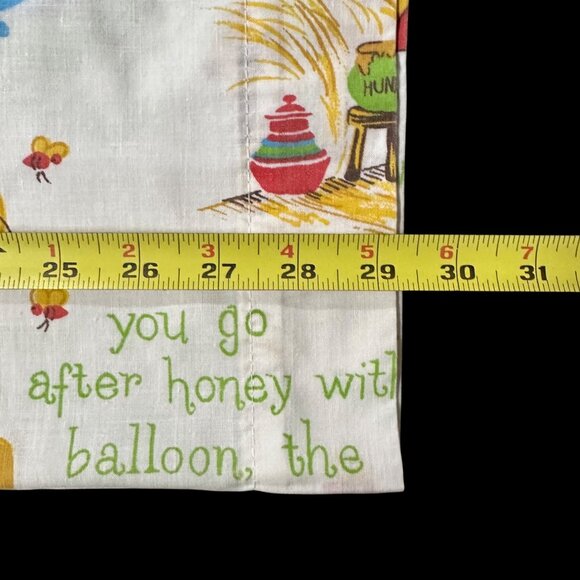 Vintage Winnie The Pooh Pillowcases Disney Sears USA Eeyore Rabbit Kanga Roo - Picture 8 of 9